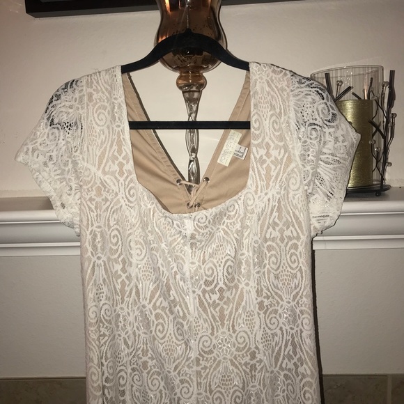 Forever 21 lace back lace up romper - Picture 4 of 7